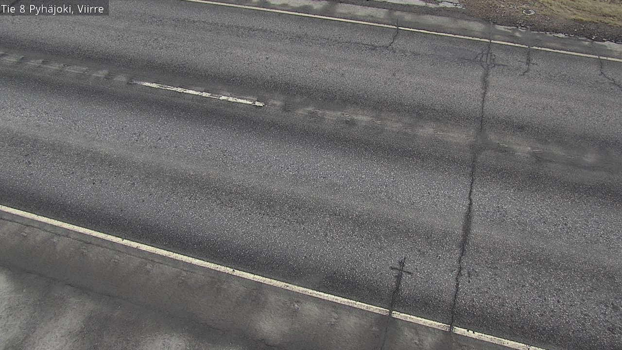 Weather Camera Image Road 8 Pyhäjoki, Viirre, Pyhäjoki, Pohjois-Pohjanmaa