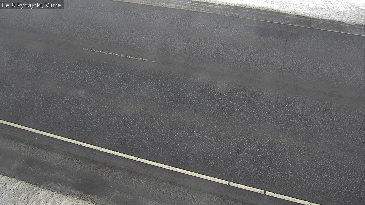 Weather Camera Image Väg 8 Pyhäjoki, Viirre, Pyhäjoki, Pohjois-Pohjanmaa