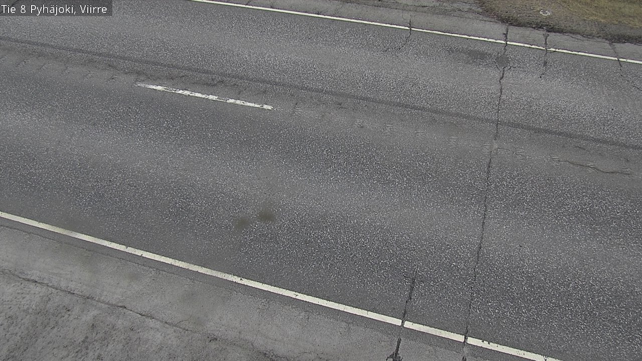 Weather Camera Image Väg 8 Pyhäjoki, Viirre, Pyhäjoki, Pohjois-Pohjanmaa