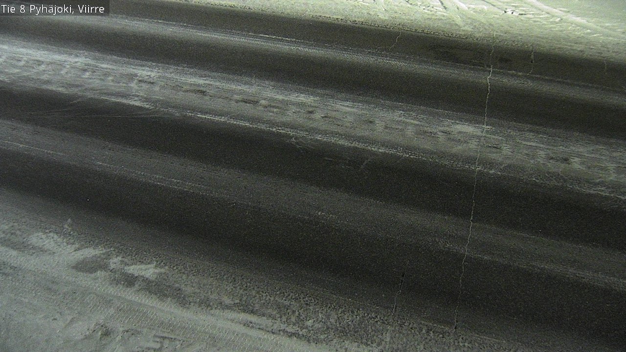 Weather Camera Image Road 8 Pyhäjoki, Viirre, Pyhäjoki, Pohjois-Pohjanmaa