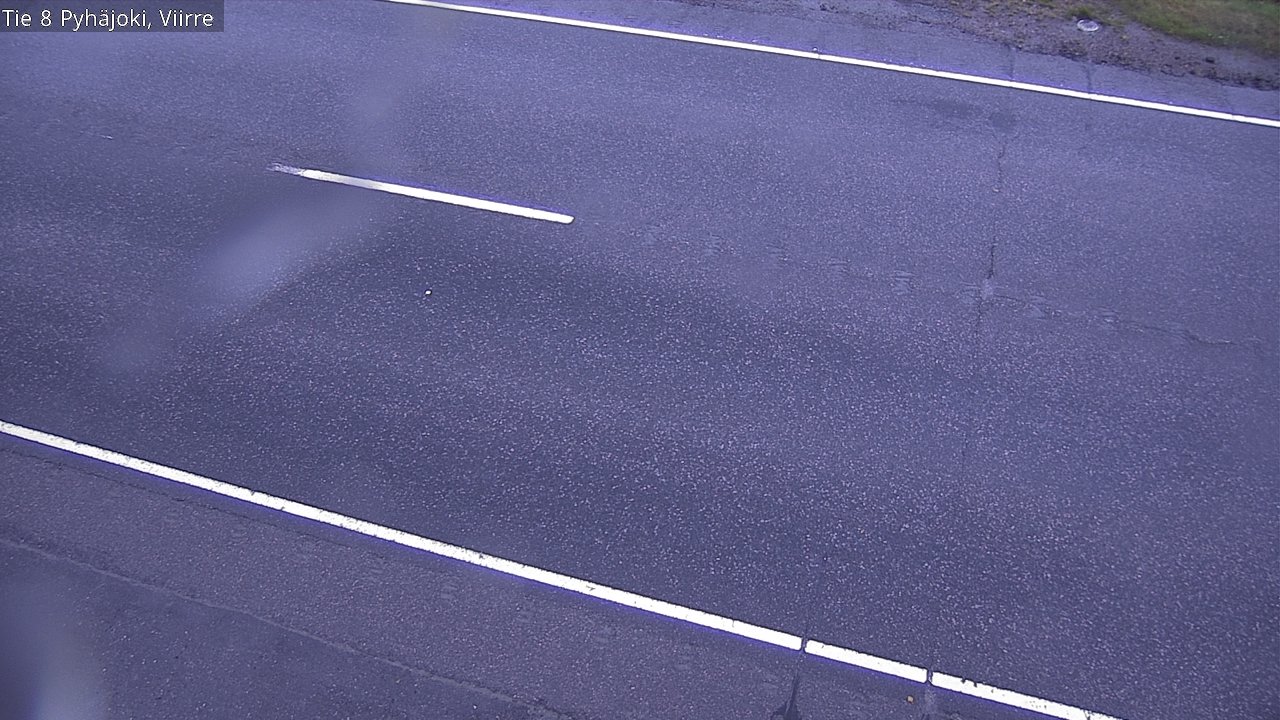 Weather Camera Image Road 8 Pyhäjoki, Viirre, Pyhäjoki, Pohjois-Pohjanmaa
