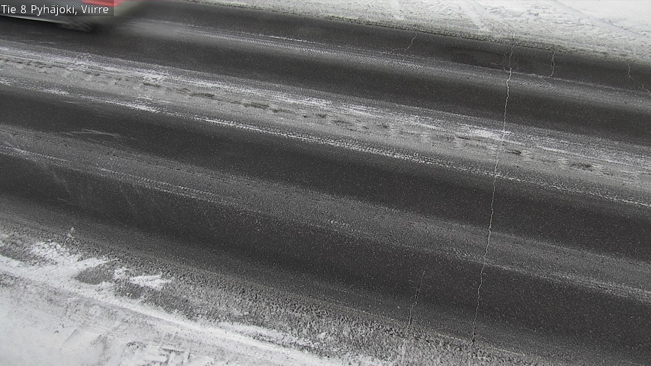 Weather Camera Image Road 8 Pyhäjoki, Viirre, Pyhäjoki, Pohjois-Pohjanmaa