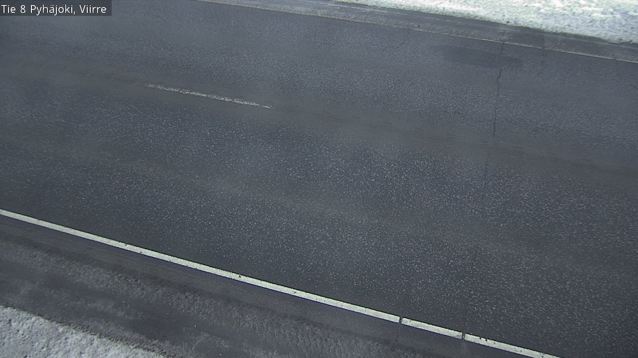 Weather Camera Image Väg 8 Pyhäjoki, Viirre, Pyhäjoki, Pohjois-Pohjanmaa