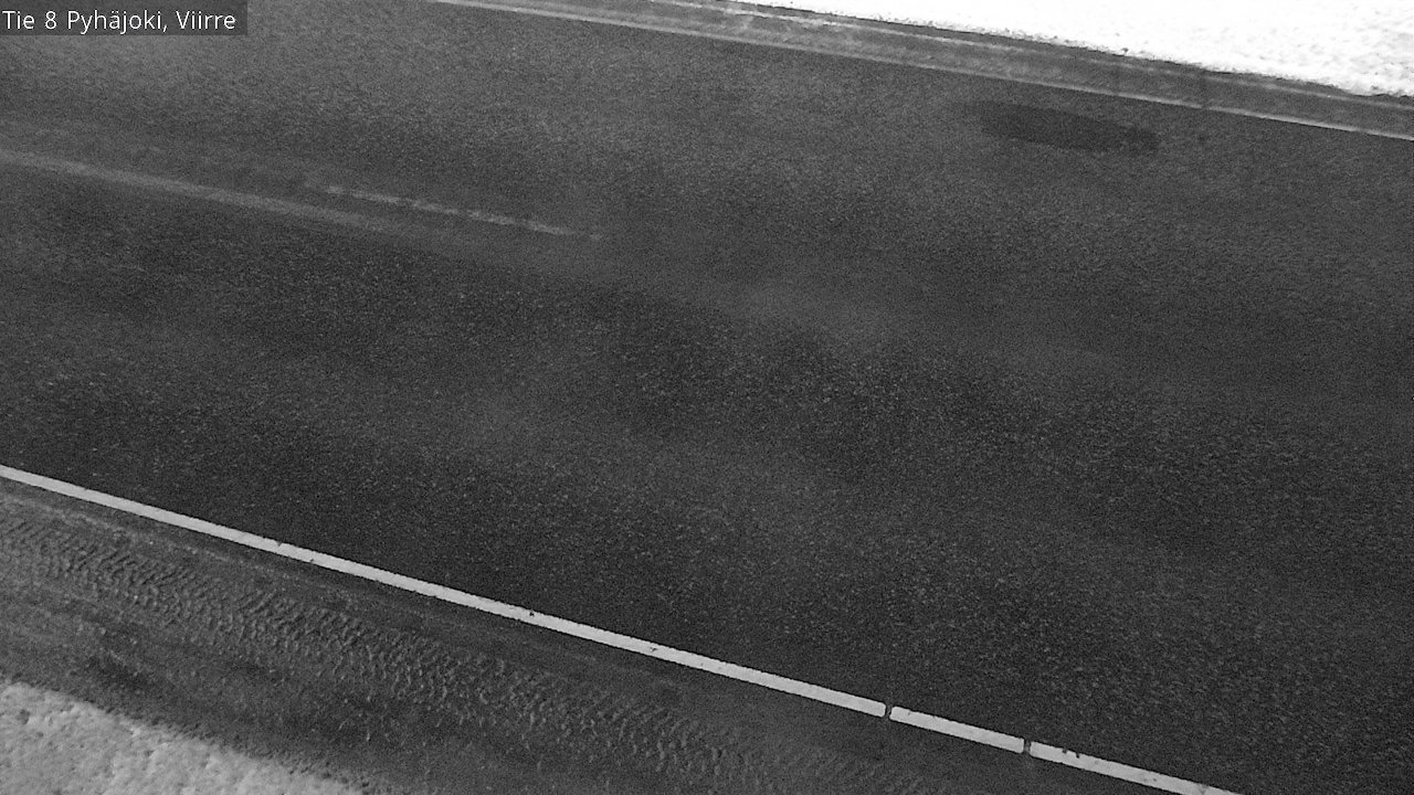 Weather Camera Image Road 8 Pyhäjoki, Viirre, Pyhäjoki, Pohjois-Pohjanmaa