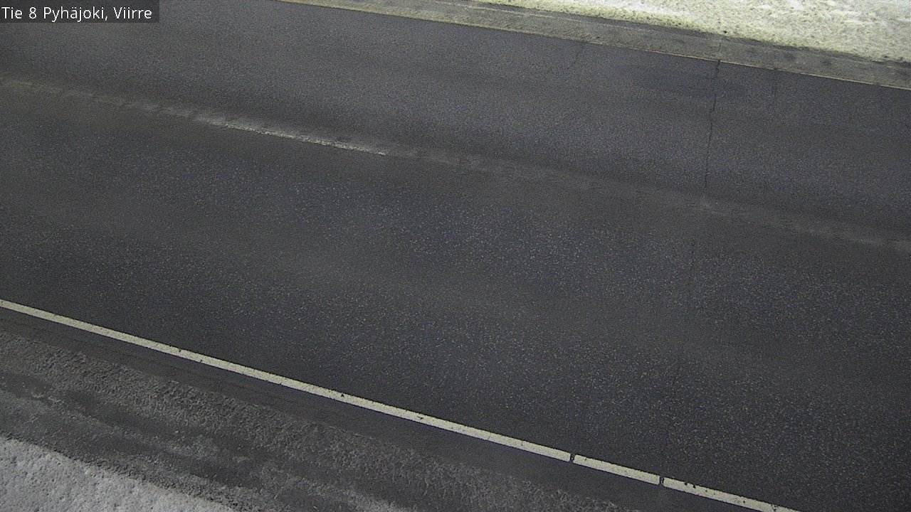 Weather Camera Image Road 8 Pyhäjoki, Viirre, Pyhäjoki, Pohjois-Pohjanmaa