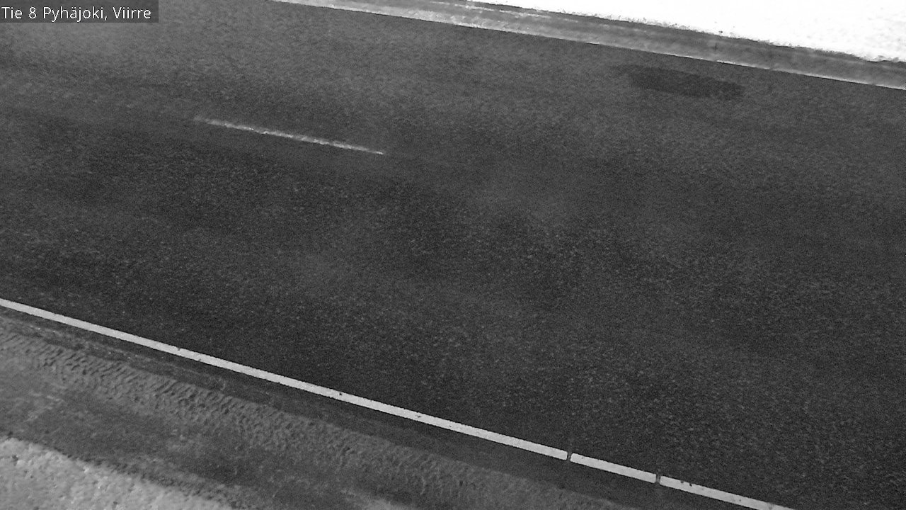 Weather Camera Image Road 8 Pyhäjoki, Viirre, Pyhäjoki, Pohjois-Pohjanmaa