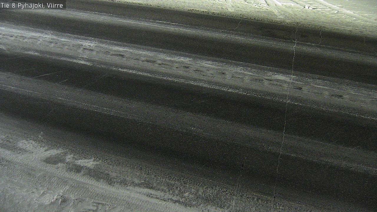 Weather Camera Image Road 8 Pyhäjoki, Viirre, Pyhäjoki, Pohjois-Pohjanmaa