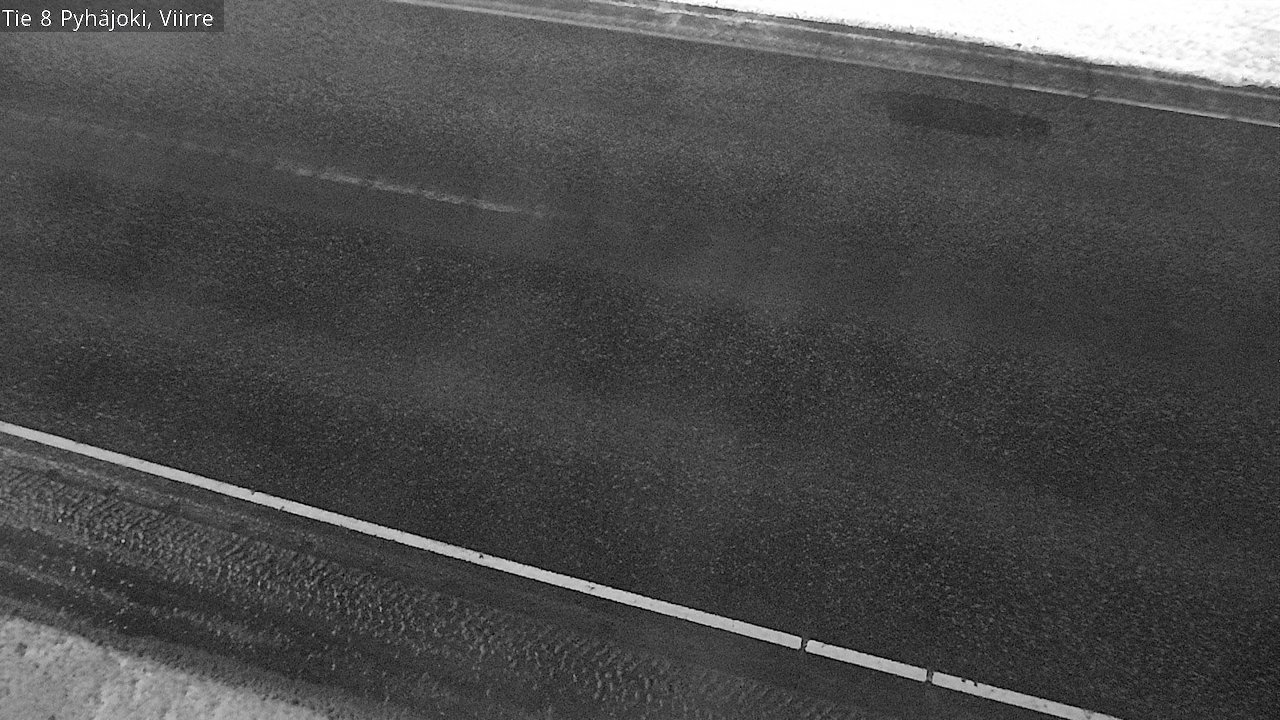 Weather Camera Image Road 8 Pyhäjoki, Viirre, Pyhäjoki, Pohjois-Pohjanmaa