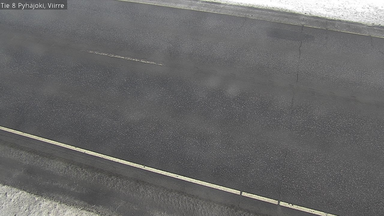 Weather Camera Image Väg 8 Pyhäjoki, Viirre, Pyhäjoki, Pohjois-Pohjanmaa