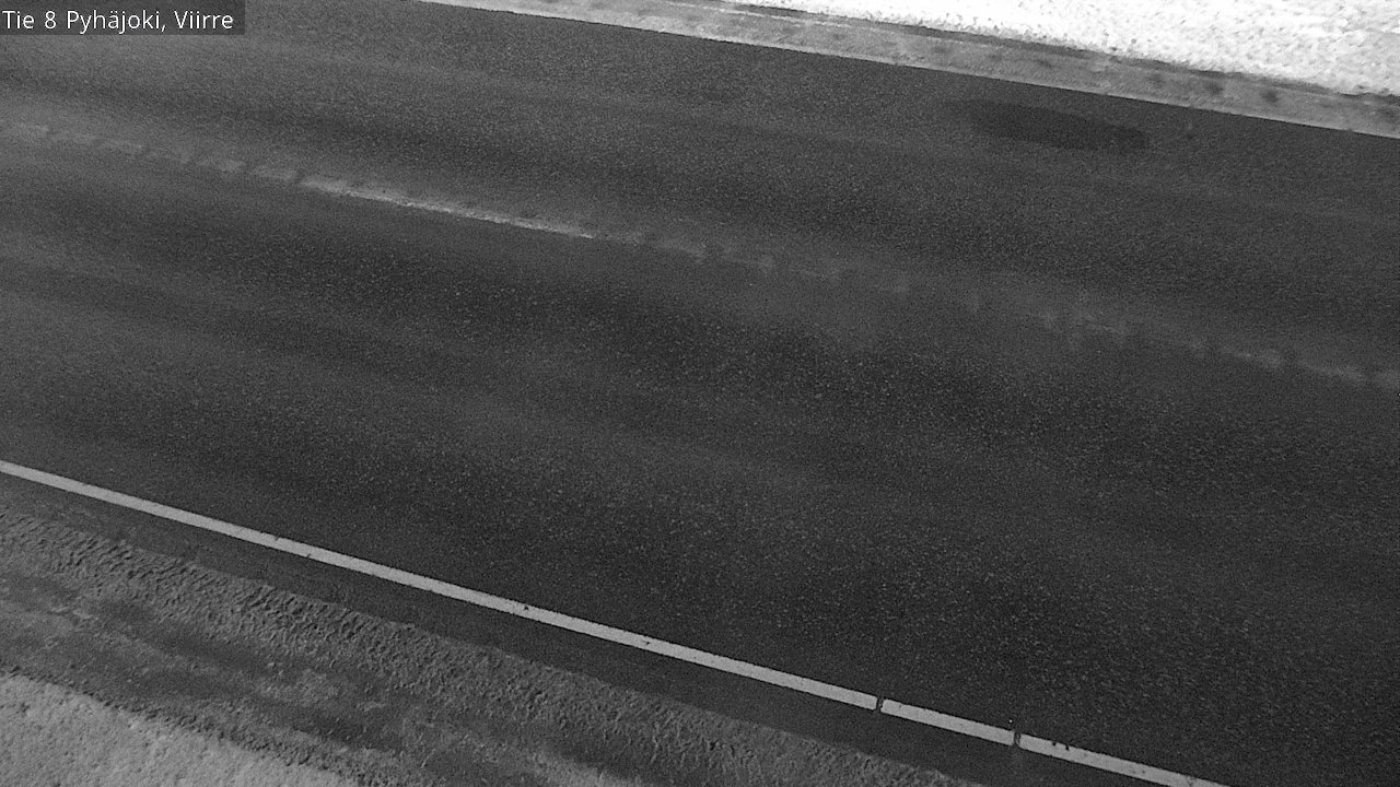 Weather Camera Image Road 8 Pyhäjoki, Viirre, Pyhäjoki, Pohjois-Pohjanmaa