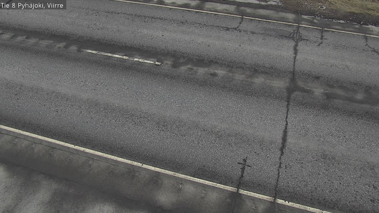 Weather Camera Image Road 8 Pyhäjoki, Viirre, Pyhäjoki, Pohjois-Pohjanmaa