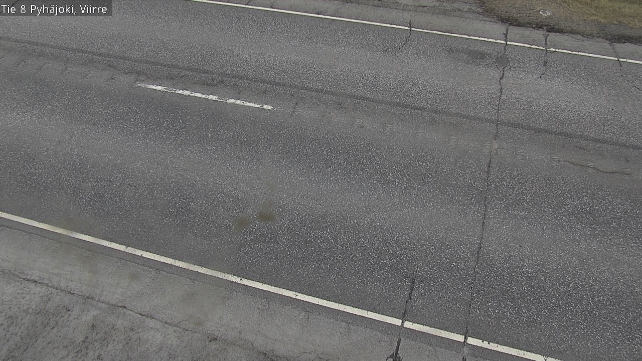 Weather Camera Image Väg 8 Pyhäjoki, Viirre, Pyhäjoki, Pohjois-Pohjanmaa