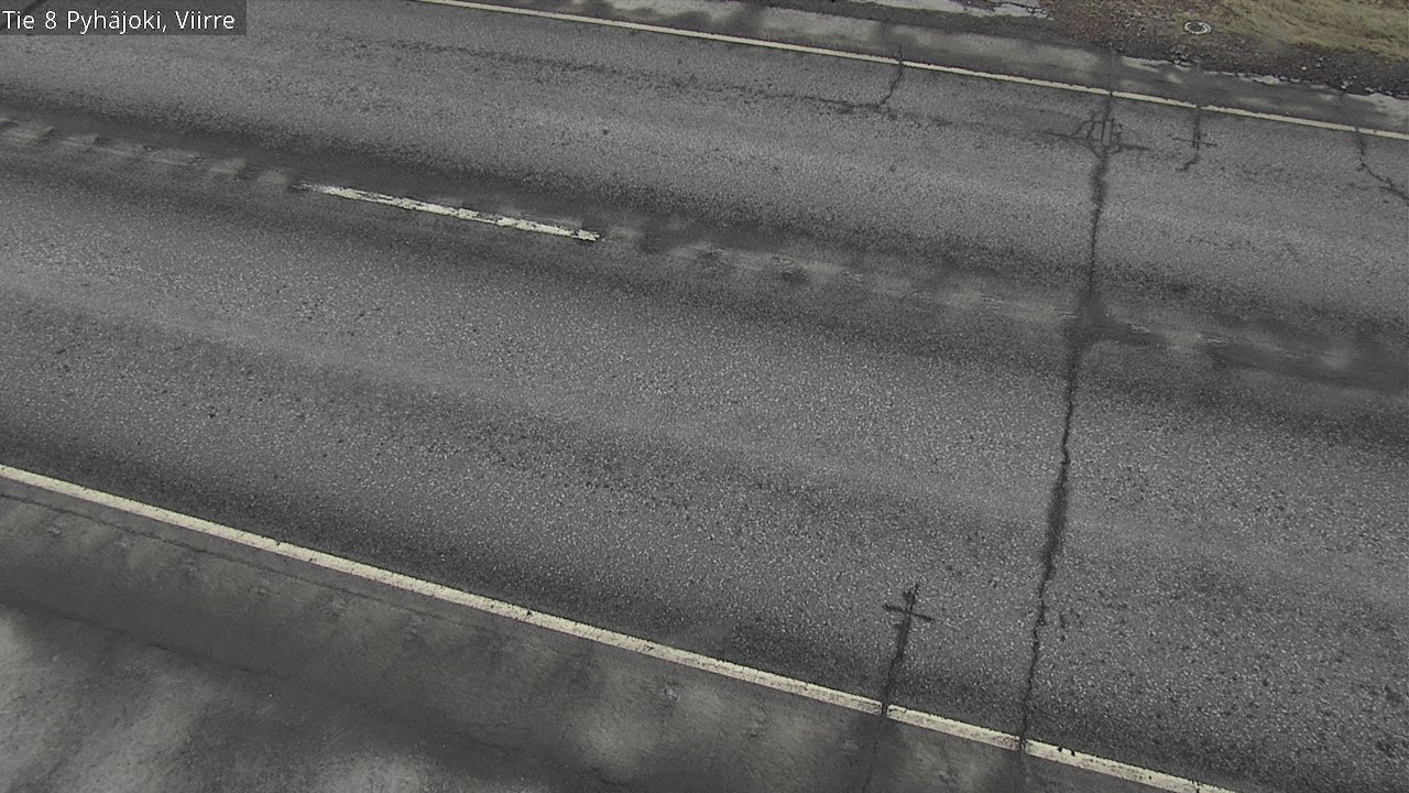 Weather Camera Image Road 8 Pyhäjoki, Viirre, Pyhäjoki, Pohjois-Pohjanmaa