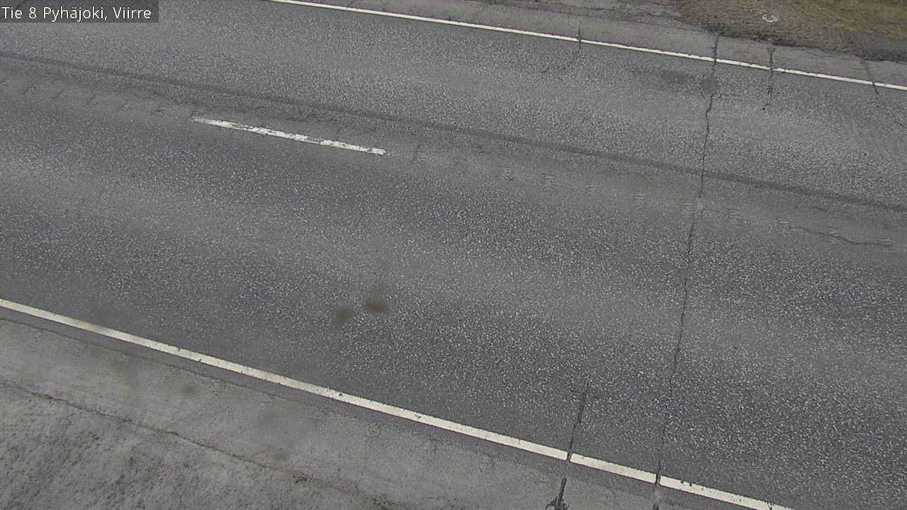 Weather Camera Image Väg 8 Pyhäjoki, Viirre, Pyhäjoki, Pohjois-Pohjanmaa