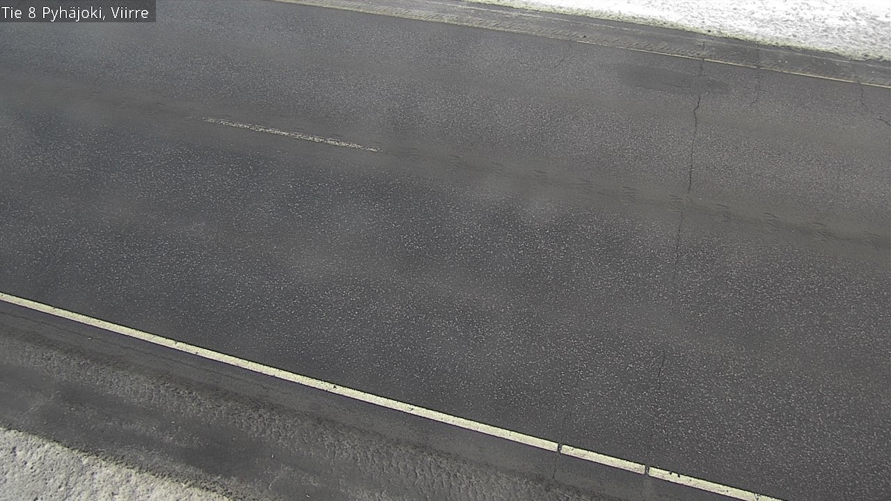 Weather Camera Image Väg 8 Pyhäjoki, Viirre, Pyhäjoki, Pohjois-Pohjanmaa
