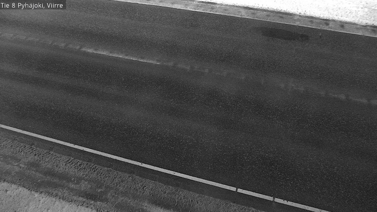Weather Camera Image Road 8 Pyhäjoki, Viirre, Pyhäjoki, Pohjois-Pohjanmaa