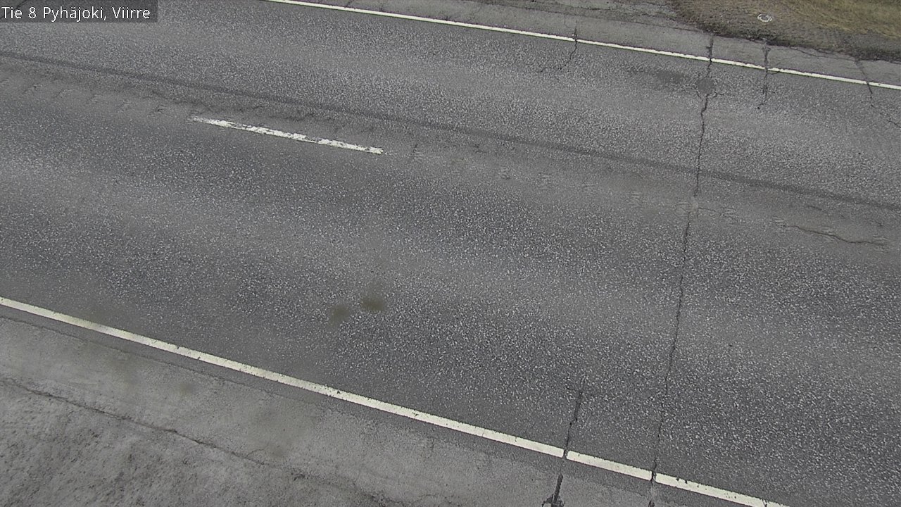 Weather Camera Image Väg 8 Pyhäjoki, Viirre, Pyhäjoki, Pohjois-Pohjanmaa