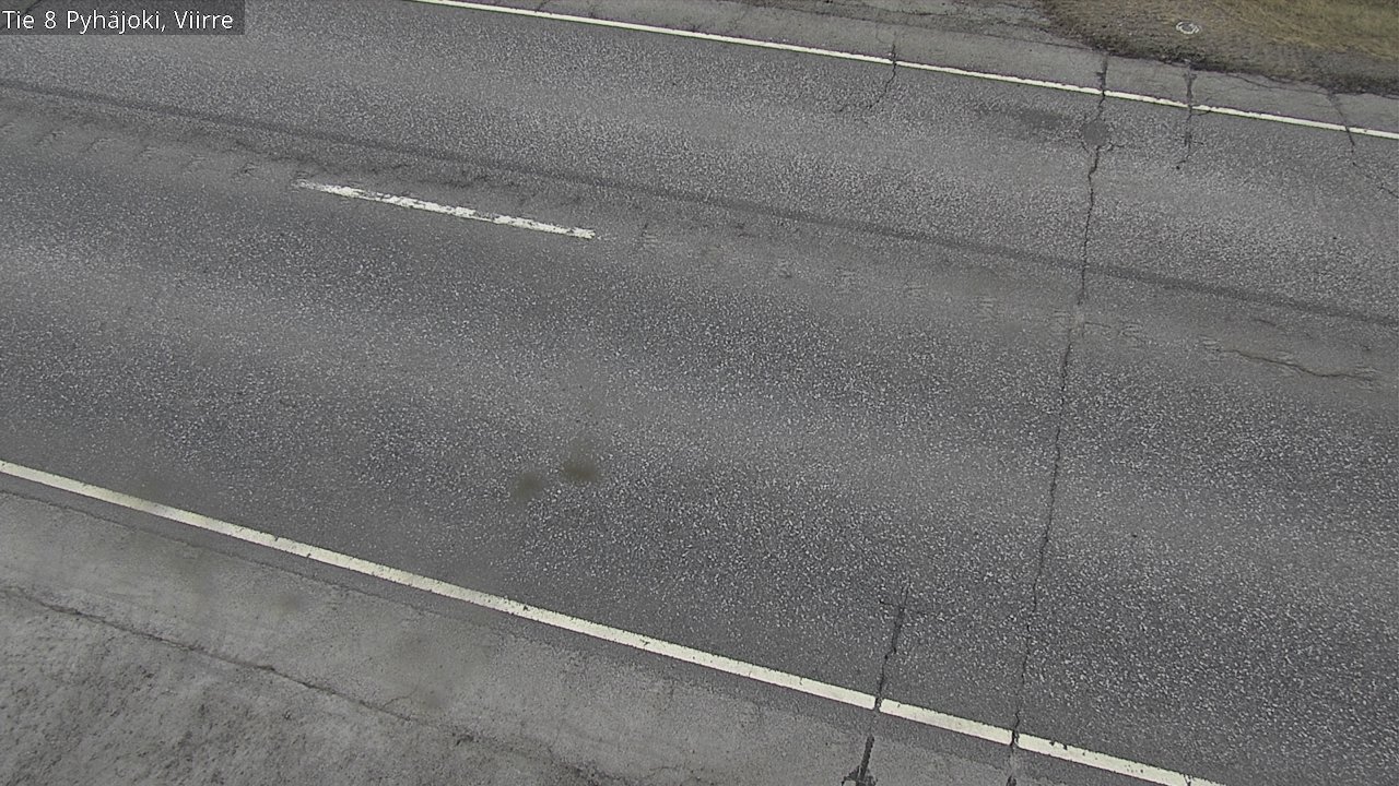 Weather Camera Image Väg 8 Pyhäjoki, Viirre, Pyhäjoki, Pohjois-Pohjanmaa