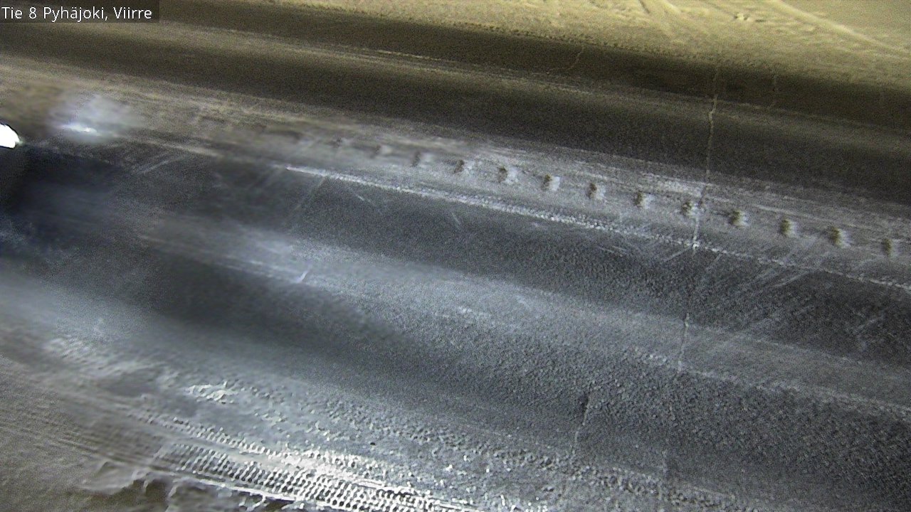 Weather Camera Image Road 8 Pyhäjoki, Viirre, Pyhäjoki, Pohjois-Pohjanmaa