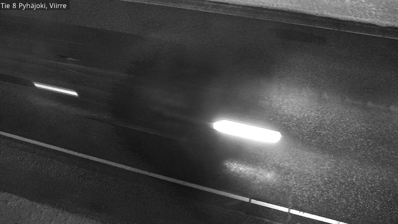 Weather Camera Image Road 8 Pyhäjoki, Viirre, Pyhäjoki, Pohjois-Pohjanmaa