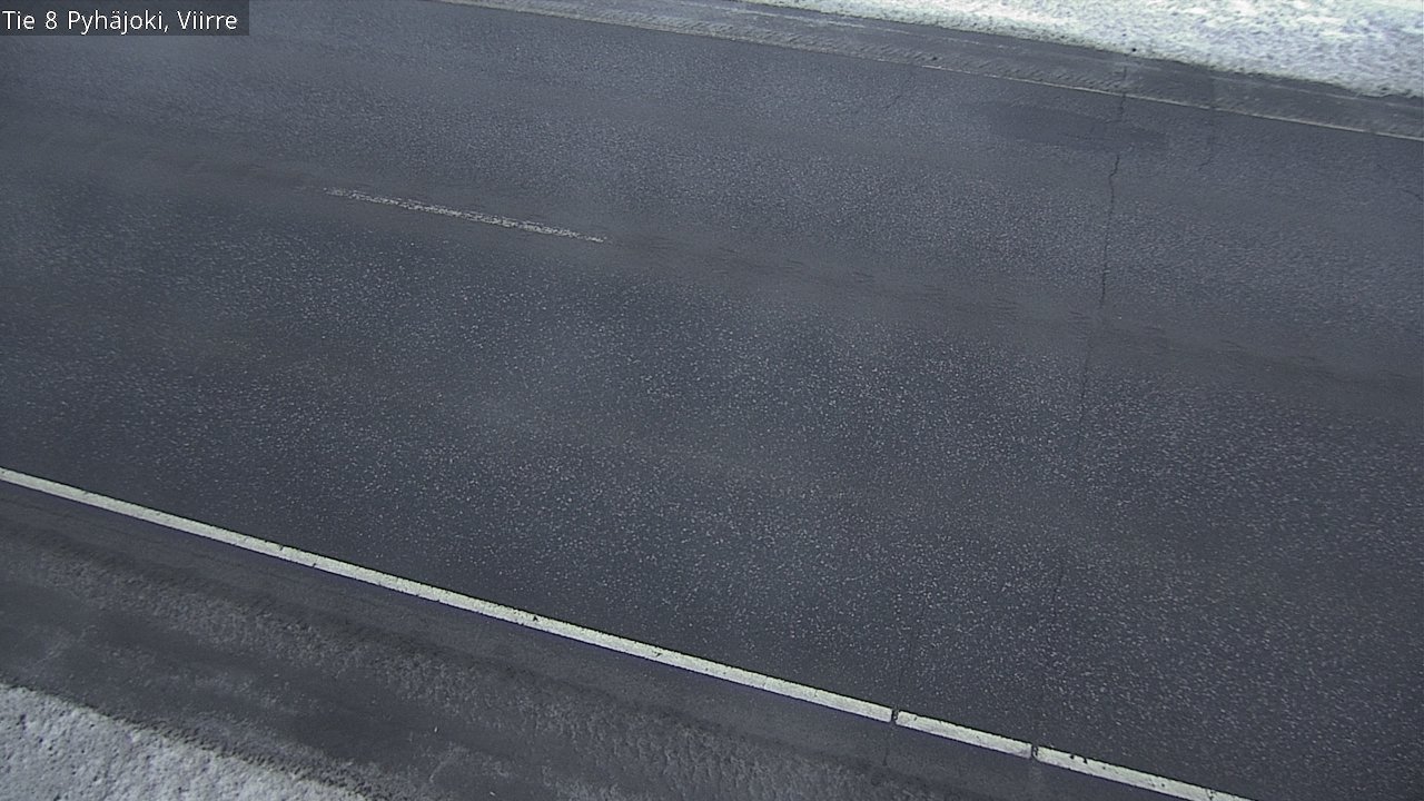 Weather Camera Image Väg 8 Pyhäjoki, Viirre, Pyhäjoki, Pohjois-Pohjanmaa