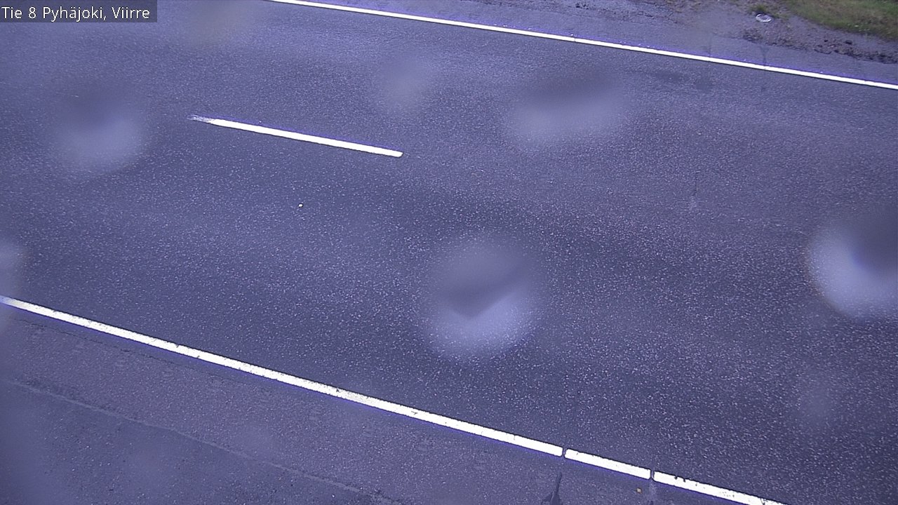 Weather Camera Image Road 8 Pyhäjoki, Viirre, Pyhäjoki, Pohjois-Pohjanmaa