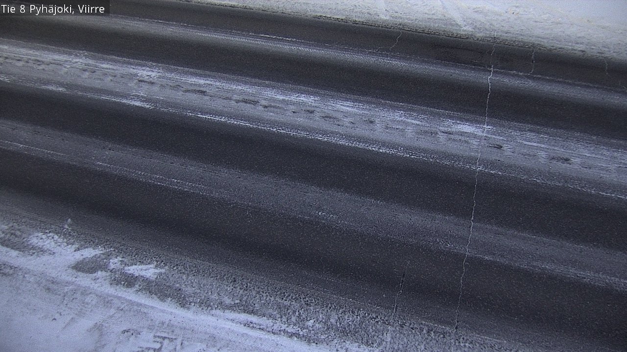 Weather Camera Image Road 8 Pyhäjoki, Viirre, Pyhäjoki, Pohjois-Pohjanmaa