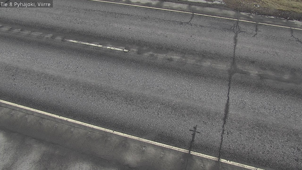 Weather Camera Image Road 8 Pyhäjoki, Viirre, Pyhäjoki, Pohjois-Pohjanmaa