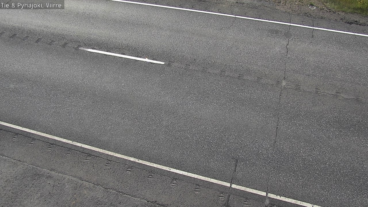 Weather Camera Image Road 8 Pyhäjoki, Viirre, Pyhäjoki, Pohjois-Pohjanmaa