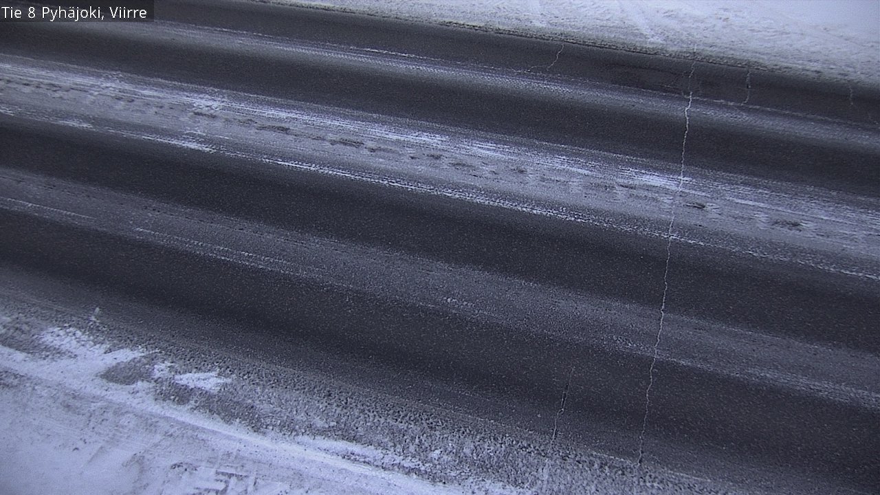 Weather Camera Image Road 8 Pyhäjoki, Viirre, Pyhäjoki, Pohjois-Pohjanmaa