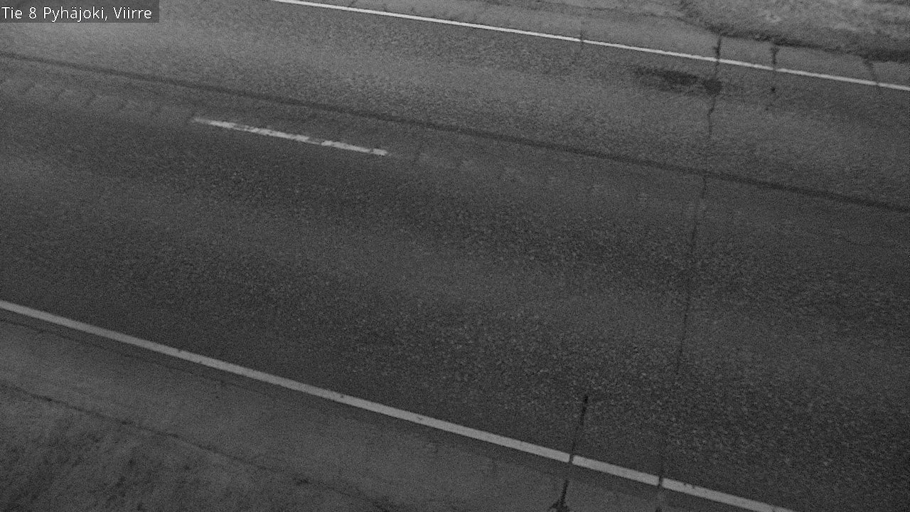 Weather Camera Image Road 8 Pyhäjoki, Viirre, Pyhäjoki, Pohjois-Pohjanmaa