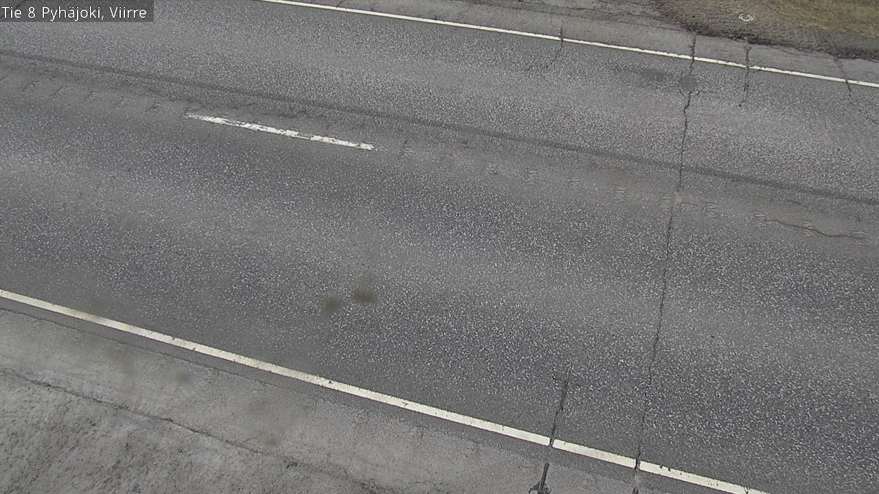 Weather Camera Image Väg 8 Pyhäjoki, Viirre, Pyhäjoki, Pohjois-Pohjanmaa