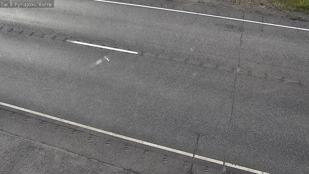 Weather Camera Image Road 8 Pyhäjoki, Viirre, Pyhäjoki, Pohjois-Pohjanmaa