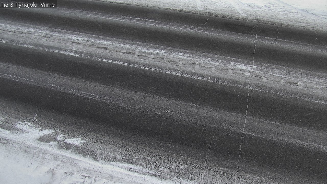 Weather Camera Image Road 8 Pyhäjoki, Viirre, Pyhäjoki, Pohjois-Pohjanmaa