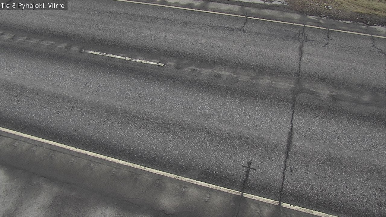 Weather Camera Image Road 8 Pyhäjoki, Viirre, Pyhäjoki, Pohjois-Pohjanmaa