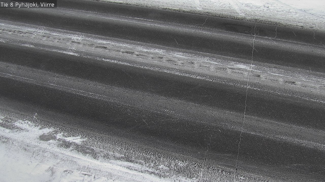 Weather Camera Image Road 8 Pyhäjoki, Viirre, Pyhäjoki, Pohjois-Pohjanmaa