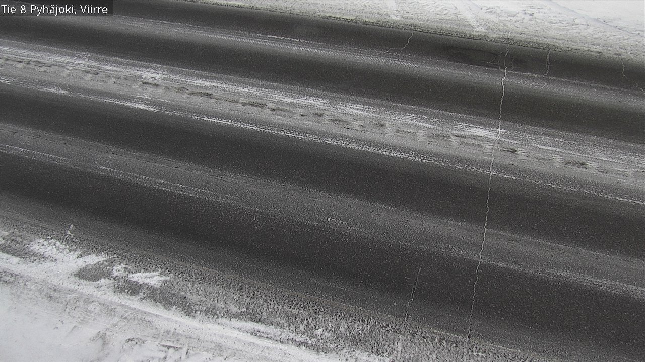 Weather Camera Image Road 8 Pyhäjoki, Viirre, Pyhäjoki, Pohjois-Pohjanmaa
