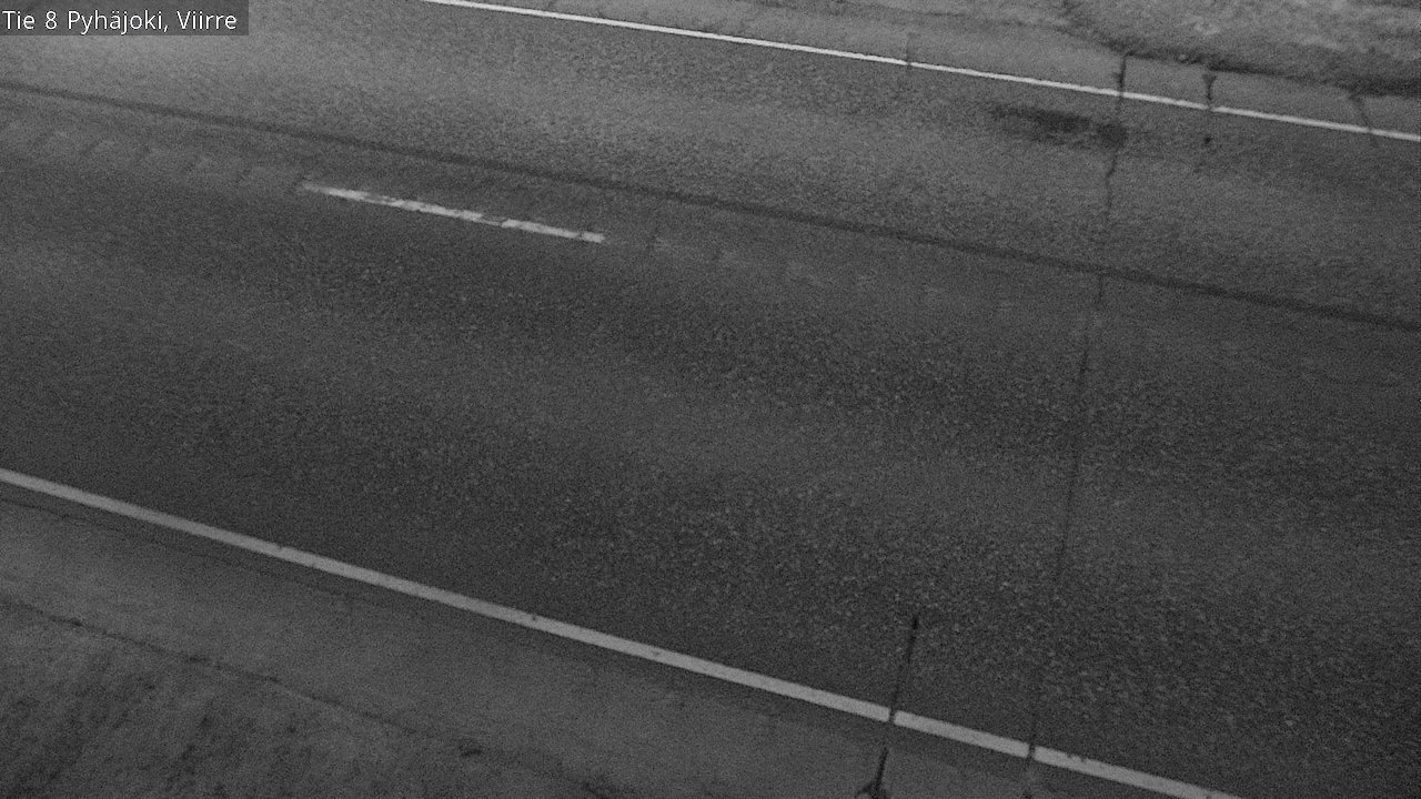 Weather Camera Image Road 8 Pyhäjoki, Viirre, Pyhäjoki, Pohjois-Pohjanmaa