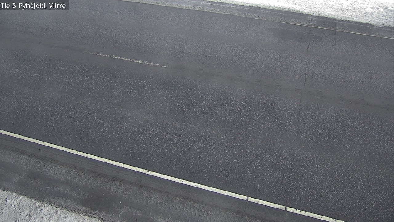 Weather Camera Image Väg 8 Pyhäjoki, Viirre, Pyhäjoki, Pohjois-Pohjanmaa