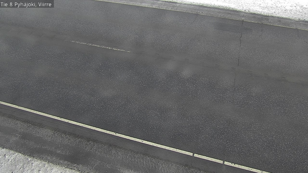 Weather Camera Image Road 8 Pyhäjoki, Viirre, Pyhäjoki, Pohjois-Pohjanmaa