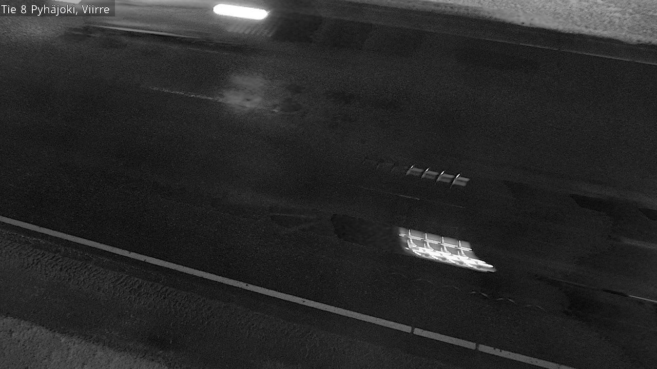 Weather Camera Image Road 8 Pyhäjoki, Viirre, Pyhäjoki, Pohjois-Pohjanmaa