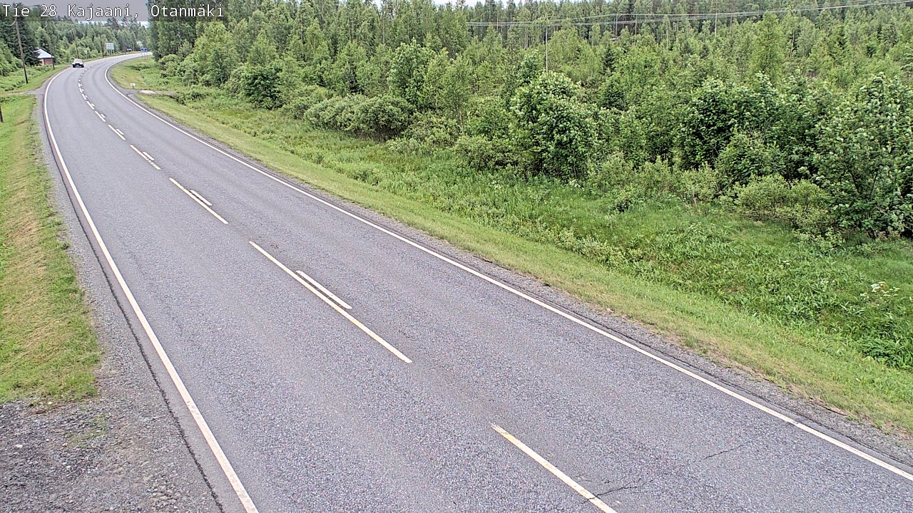 Weather Camera Image Road 28 Kajaani, Otanmäki, Kajaani, Kainuu