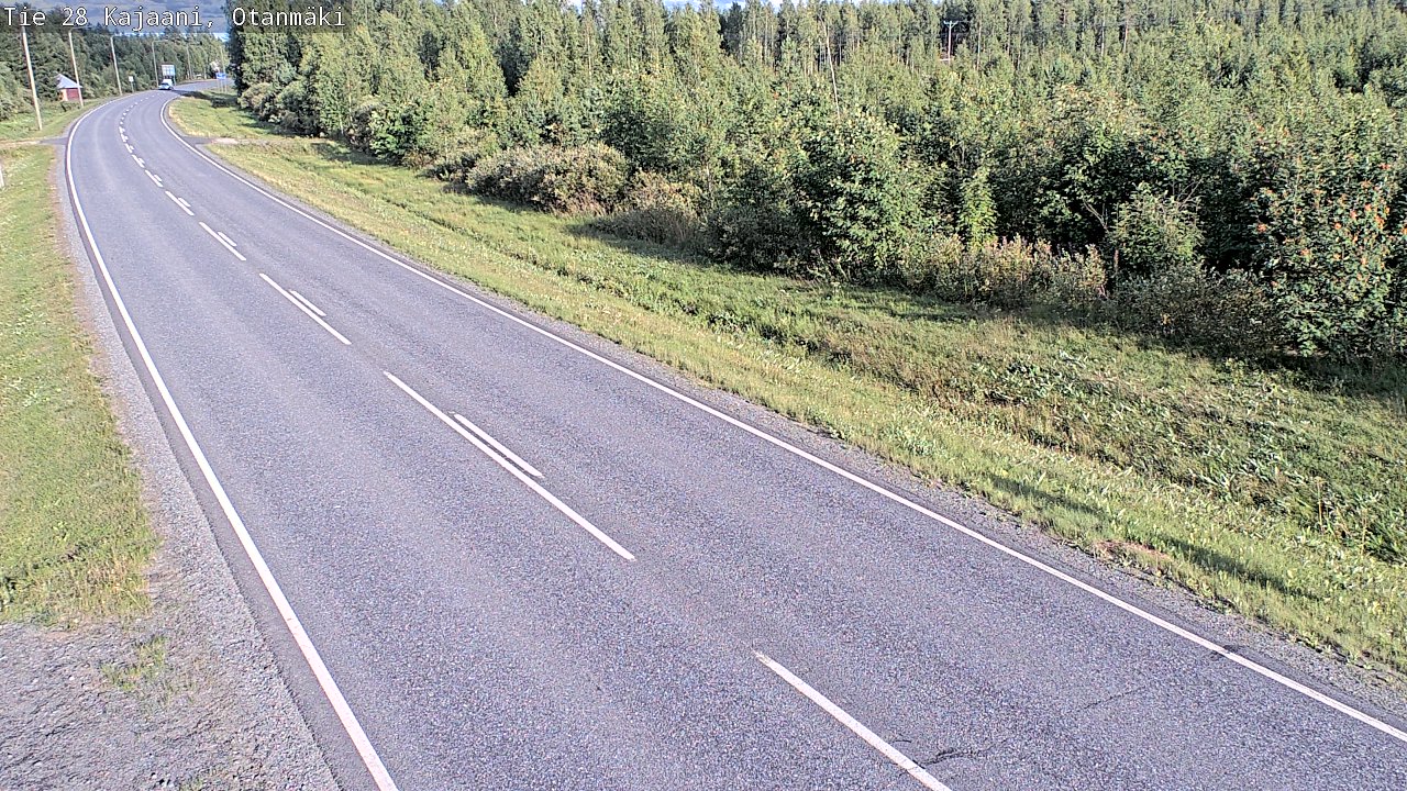 Kelikamerat Kuva Tie 28 Kajaani, Otanmäki, Kajaani, Kainuu