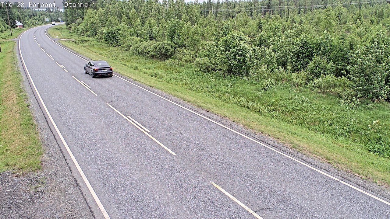 Weather Camera Image Road 28 Kajaani, Otanmäki, Kajaani, Kainuu