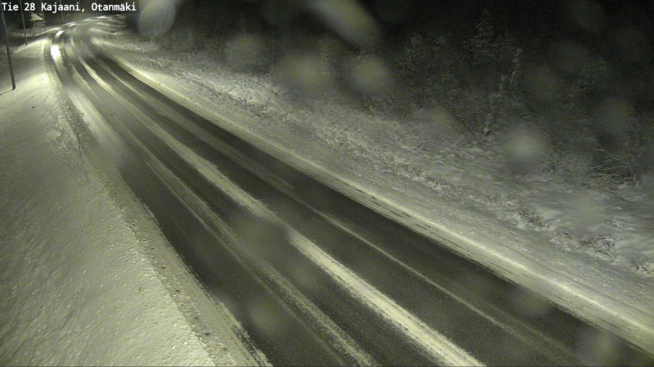 Weather Camera Image Väg 28 Kajana, Otanmäki, Kajaani, Kainuu