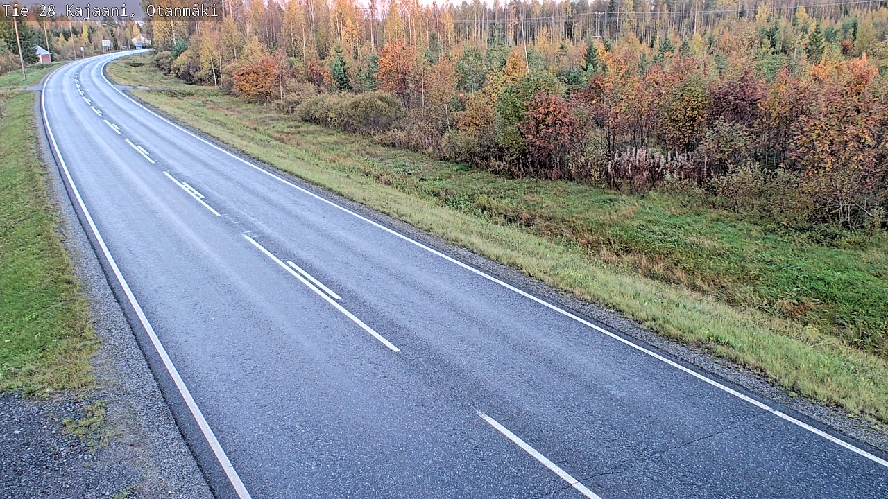 Kelikamerat Kuva Tie 28 Kajaani, Otanmäki, Kajaani, Kainuu
