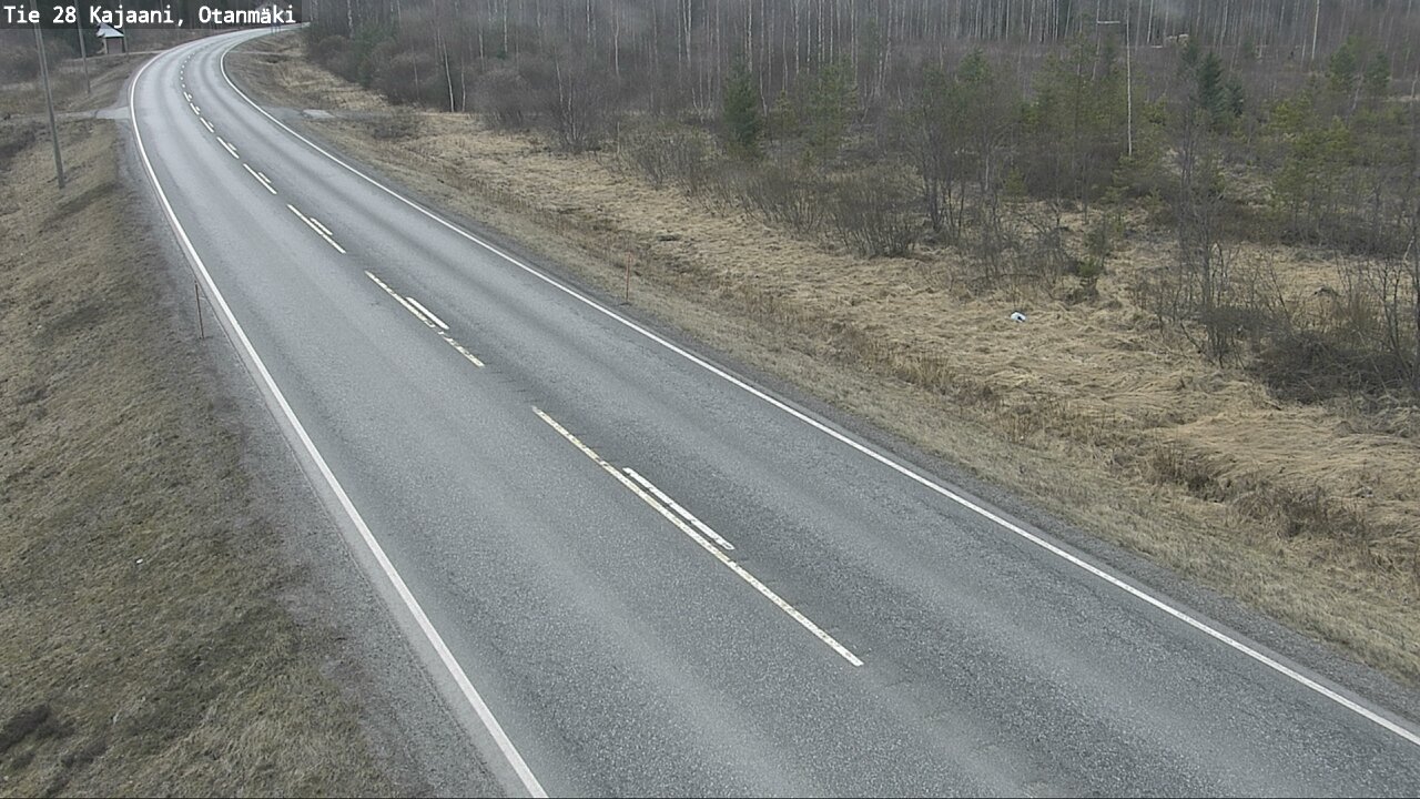 Weather Camera Image Road 28 Kajaani, Otanmäki, Kajaani, Kainuu