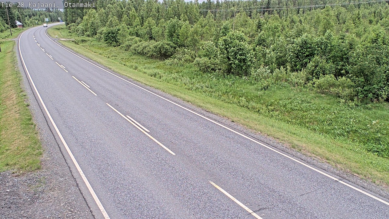 Weather Camera Image Road 28 Kajaani, Otanmäki, Kajaani, Kainuu