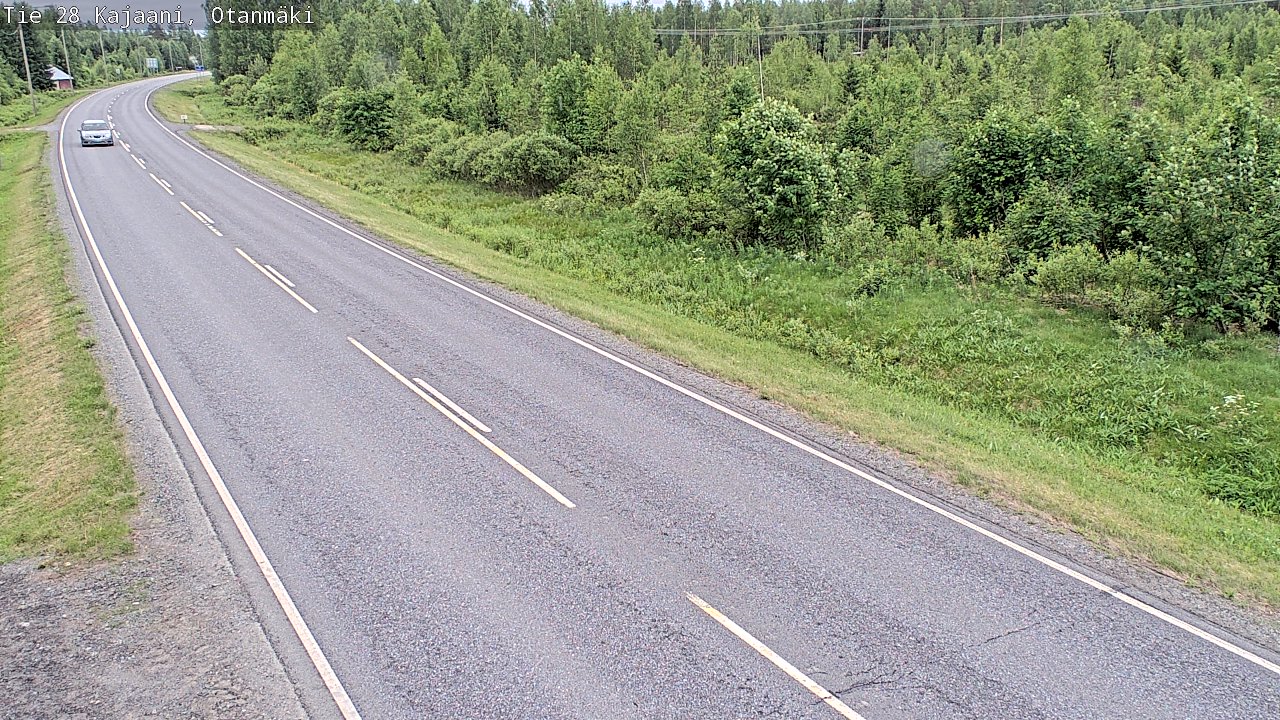Kelikamerat Kuva Tie 28 Kajaani, Otanmäki, Kajaani, Kainuu