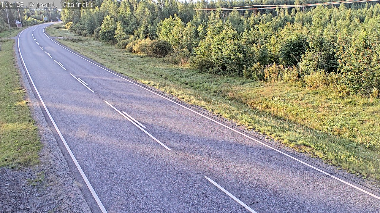 Kelikamerat Kuva Tie 28 Kajaani, Otanmäki, Kajaani, Kainuu